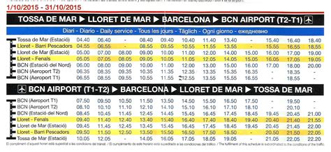 Lloret de mar to barcelona bus timetable  Book saver fares with discounts in advance as normal price tickets are expensive